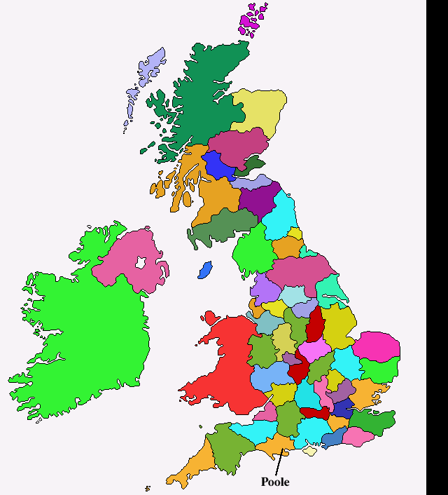 Poole is on the South Coast